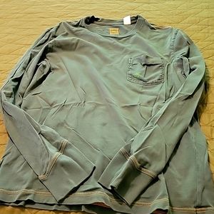 Vintage Penguin Green Long Sleeve Tee, Size M